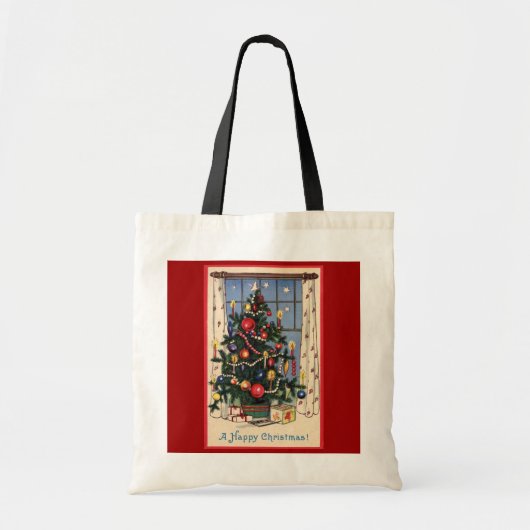 kerstboomtas tote bag (Voorkant)