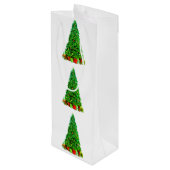 kerstboomtas wijn cadeautas (Achterkant Gekanteld)