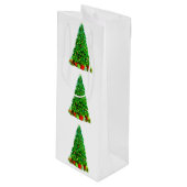kerstboomtas wijn cadeautas (Voorkant Gekanteld)