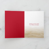 kerstboomtekening in strandzand kaart (Binnen)