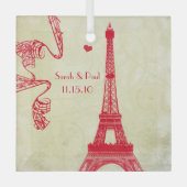 kerstboomtoren glas ornament (Voorkant)