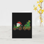 kerstboomtrekkers met kerstboomstructuur voor kers kaart (Gele Bloem)