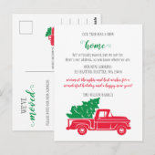 Kerstboomtruck We hebben vakantiebewegingen gemaak Briefkaart (Voorkant / Achterkant)