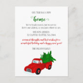 Kerstboomtruck We hebben vakantiebewegingen gemaak Briefkaart (Voorkant)