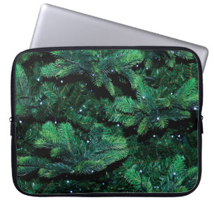 Kerstboomtwijgen met sapling-pijnboom laptop sleeve