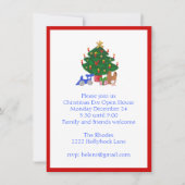 Kerstboomuitnodiging Kaart (Voorkant)