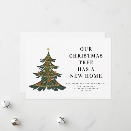 kerstboomvakantie aankondiging (Voorkant / Achterkant in situ)