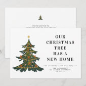 kerstboomvakantie aankondiging (Voorkant / Achterkant)