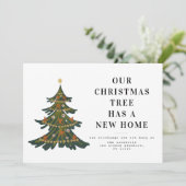 kerstboomvakantie aankondiging (Staand voorkant)