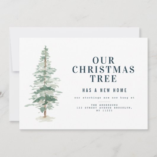 kerstboomvakantie aankondiging (Voorkant)