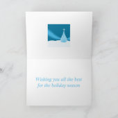 kerstboomvakantie kaart (Binnen)