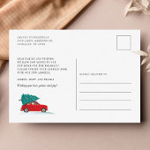 Kerstboomvakantie Nieuw adres Bewegend Aankondigingskaart