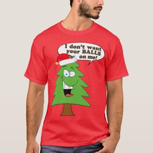 kerstboomvakantie t-shirt (Voorkant)