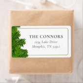 Kerstboomvakantieadres Etiket (Insitu)