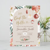 kerstboomval Het Vrijgezellenfeest der zalen Kaart (Staand voorkant)