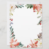 kerstboomval Het Vrijgezellenfeest der zalen Kaart (Achterkant)