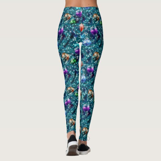 kerstboomval leggings (Achterkant)