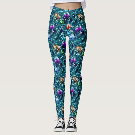 kerstboomval leggings (Voorkant)