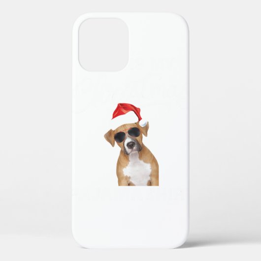 kerstboomvarken met kerstvizeren met een groot hui Case-Mate iPhone case (Achterkant)