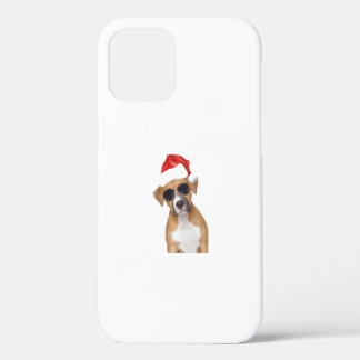 kerstboomvarken met kerstvizeren met een groot hui iPhone 12 hoesje