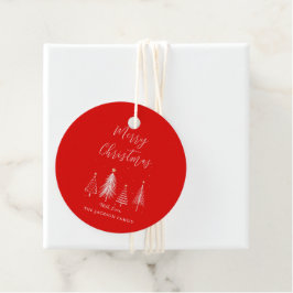 kerstboomvector kerst bedankjes labels