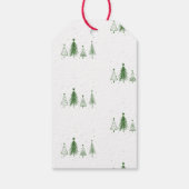 kerstboomvector kerst cadeaulabel (Achterkant)