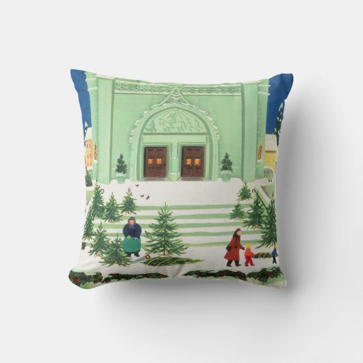 kerstboomverkoop 1988 kussen (Voorkant)