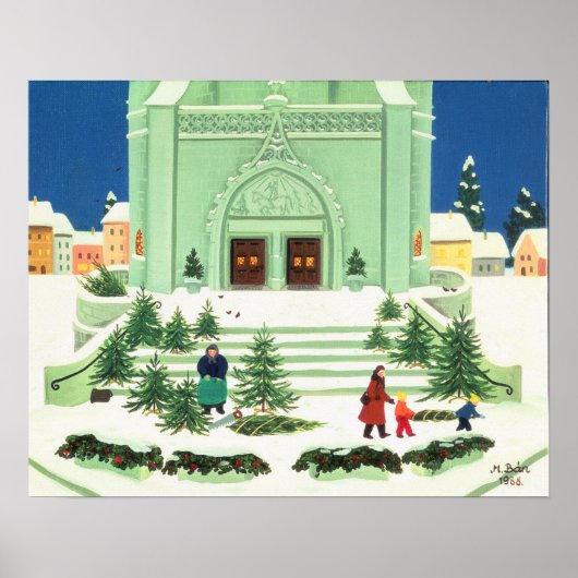 kerstboomverkoop 1988 poster (Voorkant)