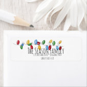 Kerstboomverlichting - Adreslabel Etiket (Insitu)