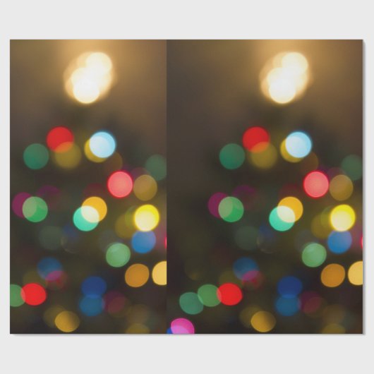 kerstboomverlichting cadeaubonnen cadeaupapier (Vlak)