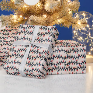 Kerstboomverlichting Cadeaupapier