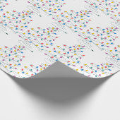 kerstboomverlichting cadeaupapier (Hoek)