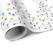 kerstboomverlichting cadeaupapier (Rol Hoek)