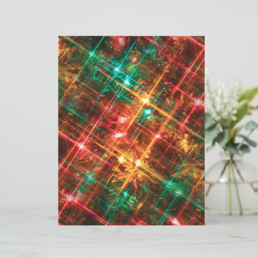 kerstboomverlichting custom briefhoofd (Staand voorkant)