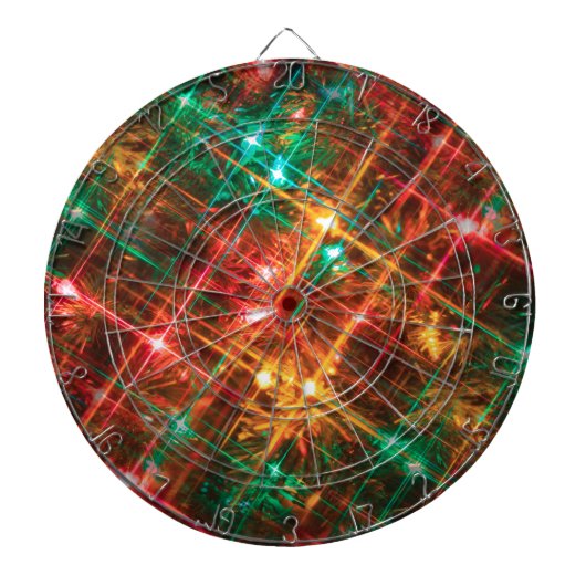 kerstboomverlichting dartbord (Voorkant)