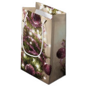 kerstboomverlichting feestelijke cadeautas (Achterkant Gekanteld)