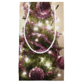 kerstboomverlichting feestelijke cadeautas (Voorkant)