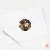 Kerstboomverlichting Glaskugeln Ronde Sticker (Envelop)