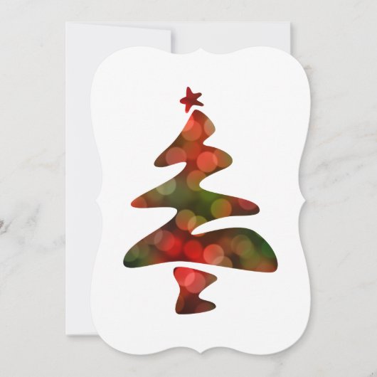 kerstboomverlichting kaart (Voorkant)