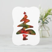 kerstboomverlichting kaart (Staand voorkant)