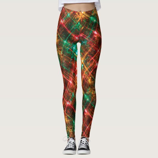 kerstboomverlichting leggings (Voorkant)