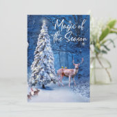 kerstboomverlichting Magic of the Season Feestdagenkaart (Staand voorkant)