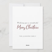 kerstboomverlichting Magic of the Season Feestdagenkaart (Achterkant)