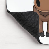 Kerstboomverlichting met Eland Grappige Kerst Elan Muismat (Hoek)