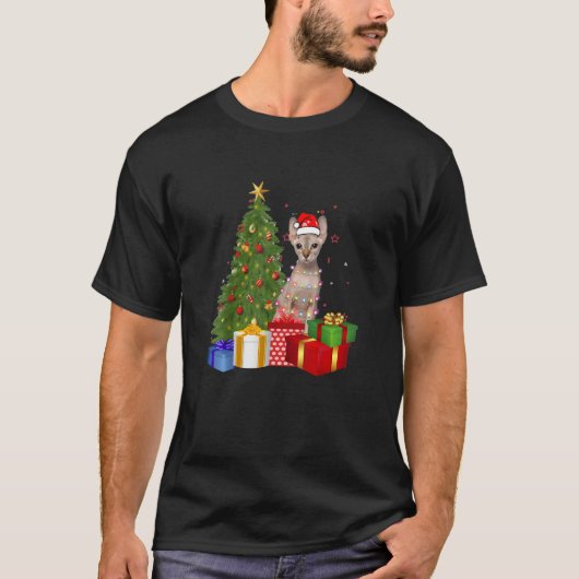 kerstboomverlichting met kerstmis voor kerstmis vo t-shirt (Voorkant)