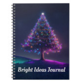 kerstboomverlichting notitieboek (Voorkant)