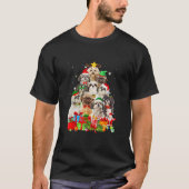 kerstboomverlichting t-shirt (Voorkant)