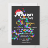 kerstboomverlichting uitnodigingen binnenpartij (Voorkant)