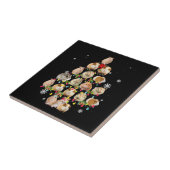 kerstboomverlichting voor cavia's tegeltje (Zijkant)