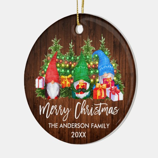 kerstboomverlichting voor penseelscript keramisch ornament (Links)